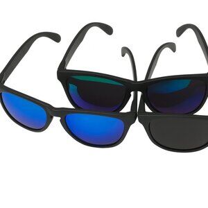 Sleek Black Sunglasses Trio by Arjien – New in Box